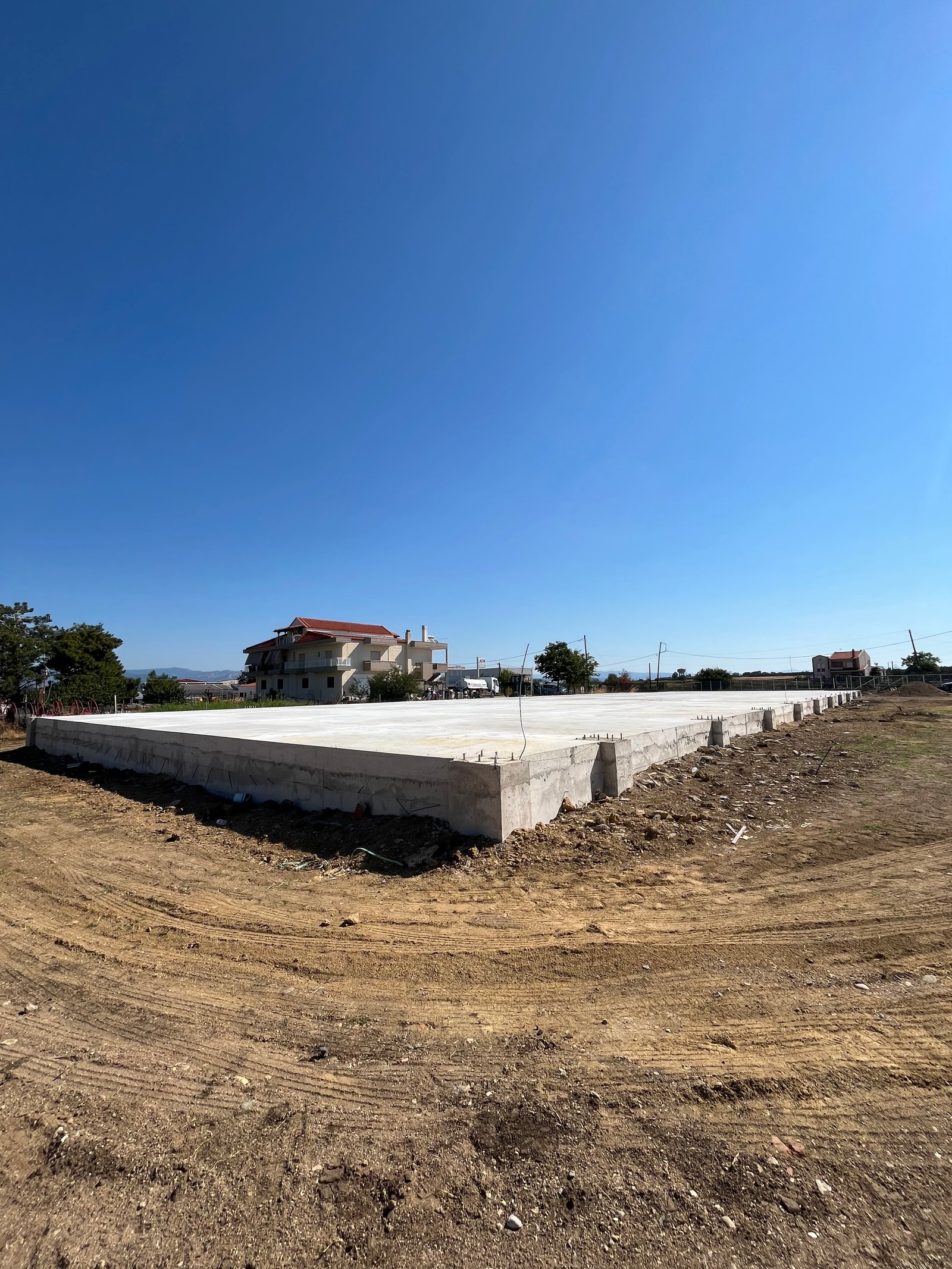 Logistics industrial floor slab